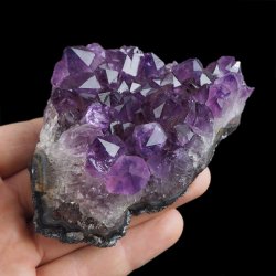 AMETYST- SZCZOTKA KRYSTALICZNA - 91 mm - URUGWAJ