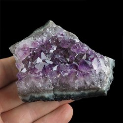 AMETYST- SZCZOTKA KRYSTALICZNA - 80 mm - URUGWAJ