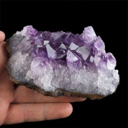 AMETYST- SZCZOTKA KRYSTALICZNA - 110 mm - URUGWAJ