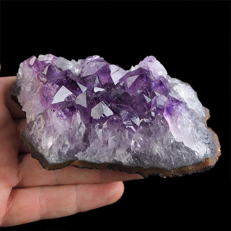 AMETYST- SZCZOTKA KRYSTALICZNA - 110 mm - URUGWAJ