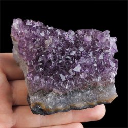 AMETYST- SZCZOTKA KRYSTALICZNA - 88 mm - URUGWAJ