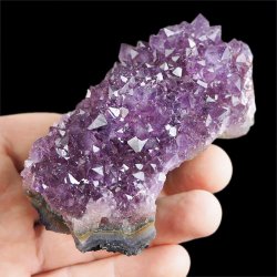 AMETYST- SZCZOTKA KRYSTALICZNA - 83 mm - URUGWAJ