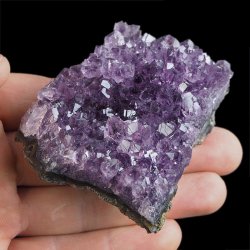 AMETYST- SZCZOTKA KRYSTALICZNA - 70 mm - URUGWAJ