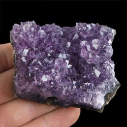 AMETYST- SZCZOTKA KRYSTALICZNA - 70 mm - URUGWAJ