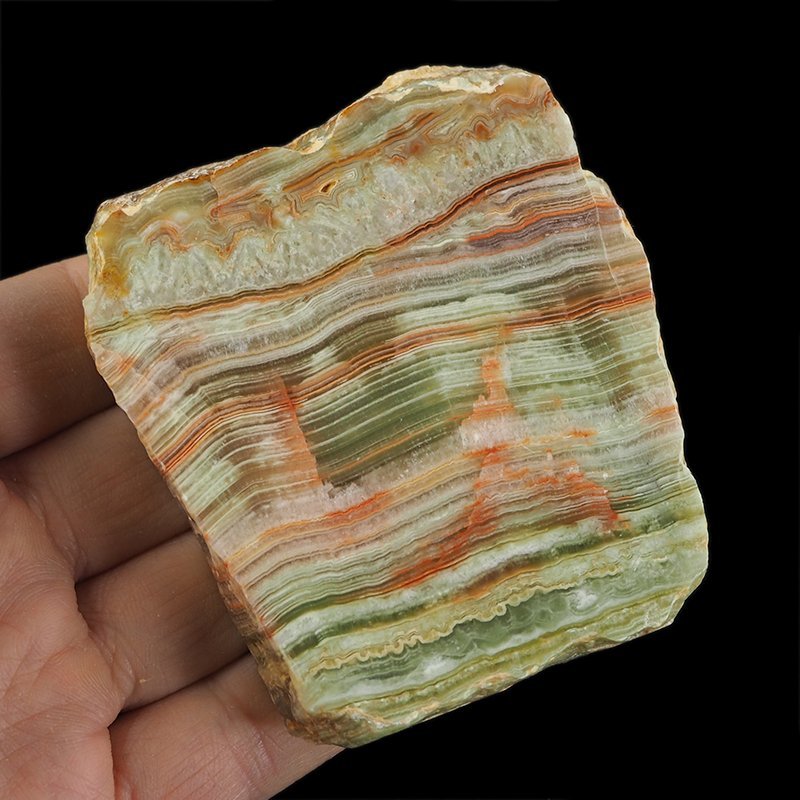 ONYKS PAKISTAŃSKI - POLEROWANA PŁYTKA - 77 mm