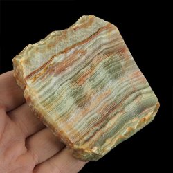 ONYKS PAKISTAŃSKI - POLEROWANA PŁYTKA - 77 mm