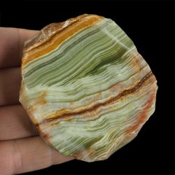 ONYKS PAKISTAŃSKI - POLEROWANA PŁYTKA - 70 mm