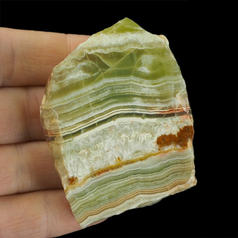 ONYKS PAKISTAŃSKI - POLEROWANA PŁYTKA - 59 mm