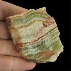 ONYKS PAKISTAŃSKI - POLEROWANA PŁYTKA - 59 mm