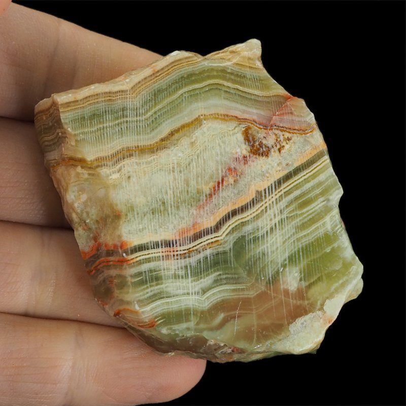 ONYKS PAKISTAŃSKI - POLEROWANA PŁYTKA - 59 mm