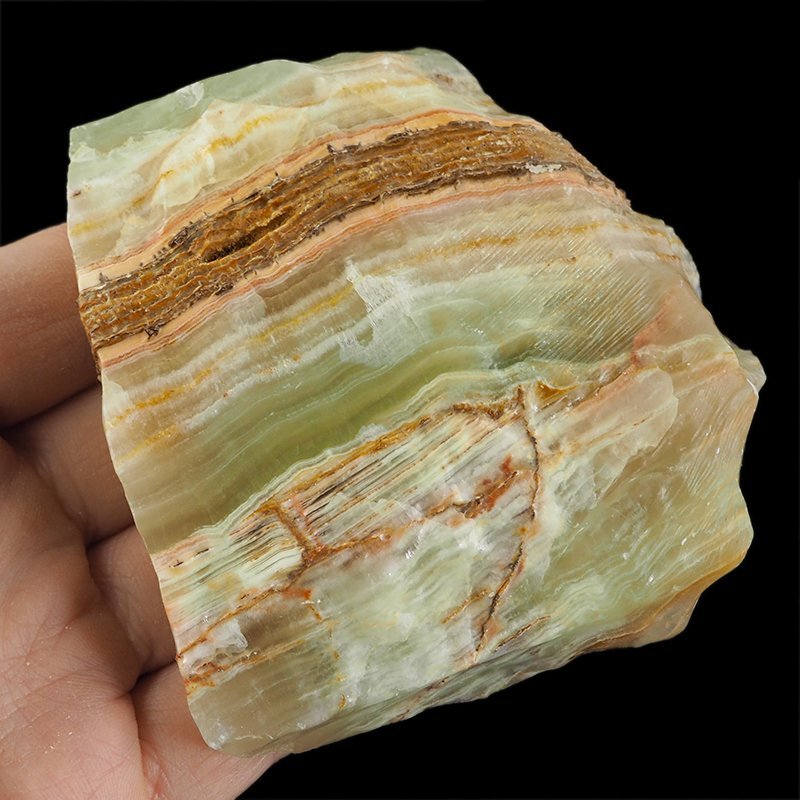 ONYKS PAKISTAŃSKI - POLEROWANA PŁYTKA - 83 mm