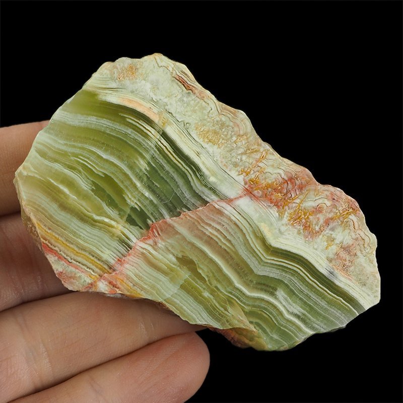 ONYKS PAKISTAŃSKI - POLEROWANA PŁYTKA - 74 mm