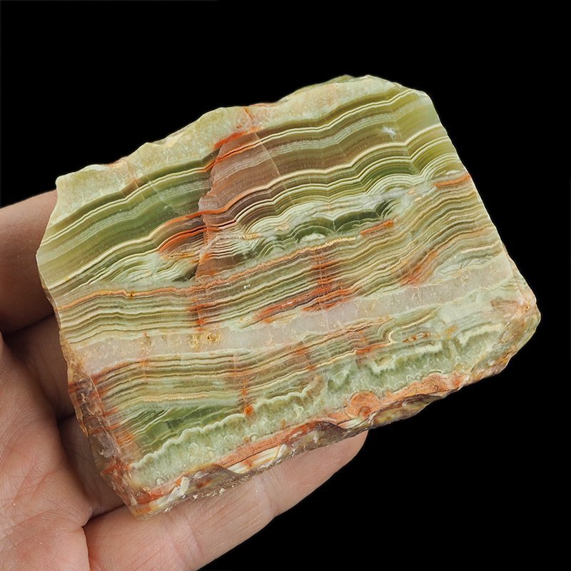 ONYKS PAKISTAŃSKI - POLEROWANA PŁYTKA - 81 mm