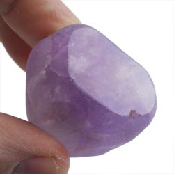 AMETYST - MATOWY OTOCZAK Z JEDNOSTRONNYM POLEREM - 38 mm