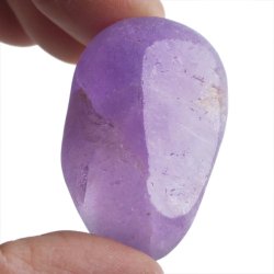 AMETYST - MATOWY OTOCZAK Z JEDNOSTRONNYM POLEREM - 46 mm