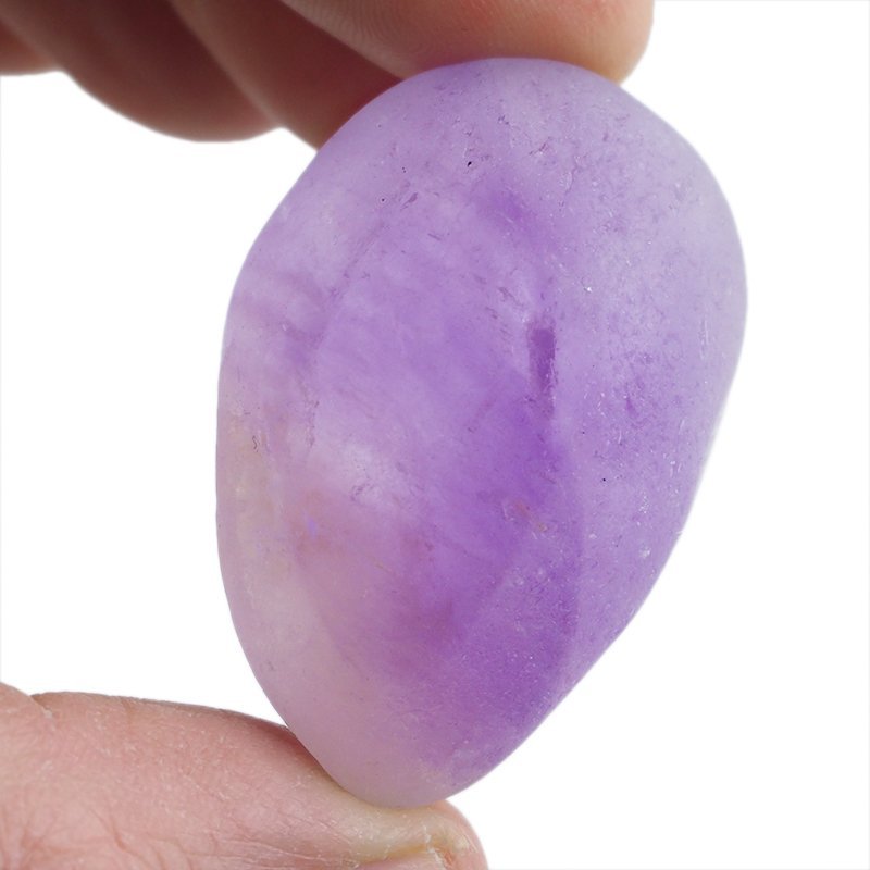 AMETYST - MATOWY OTOCZAK Z JEDNOSTRONNYM POLEREM - 46 mm