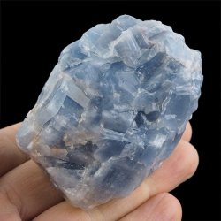 KALCYT SZAFIROWY (NIEBIESKI) - BRYŁKA - 65 mm - MEKSYK