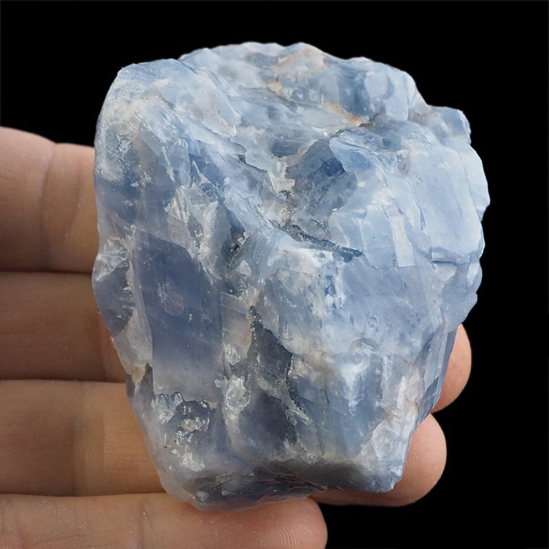 KALCYT SZAFIROWY (NIEBIESKI) - BRYŁKA - 65 mm - MEKSYK