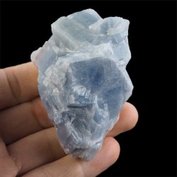 KALCYT SZAFIROWY (NIEBIESKI) - BRYŁKA - 71 mm - MEKSYK