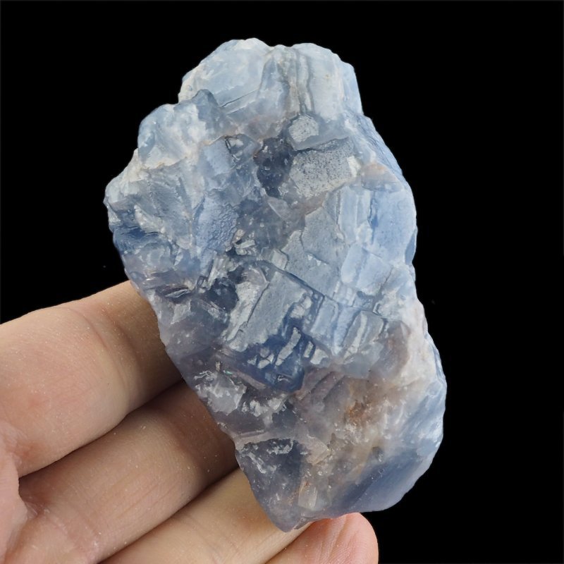 KALCYT SZAFIROWY (NIEBIESKI) - BRYŁKA - 72 mm - MEKSYK