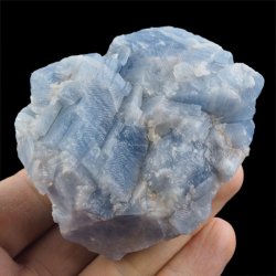 KALCYT SZAFIROWY (NIEBIESKI) - BRYŁKA - 74 mm - MEKSYK