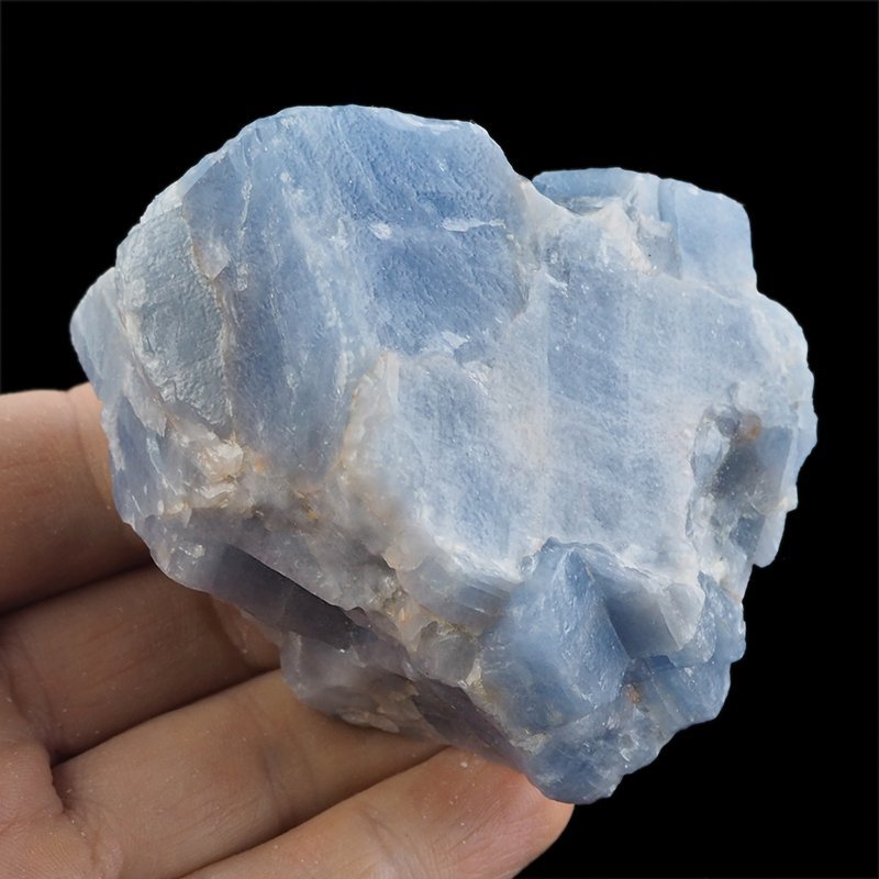 KALCYT SZAFIROWY (NIEBIESKI) - BRYŁKA - 74 mm - MEKSYK