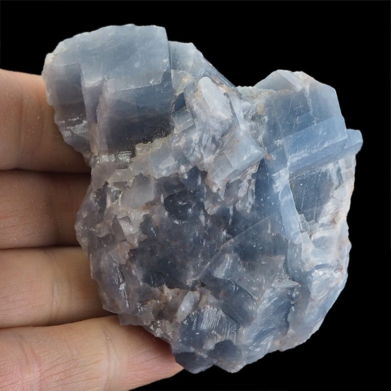 KALCYT SZAFIROWY (NIEBIESKI) - BRYŁKA - 75 mm - MEKSYK