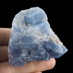 KALCYT SZAFIROWY (NIEBIESKI) - BRYŁKA - 65 mm - MEKSYK