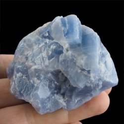 KALCYT SZAFIROWY (NIEBIESKI) - BRYŁKA - 65 mm - MEKSYK