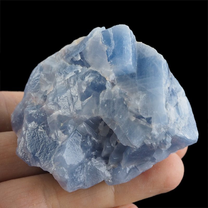 KALCYT SZAFIROWY (NIEBIESKI) - BRYŁKA - 65 mm - MEKSYK