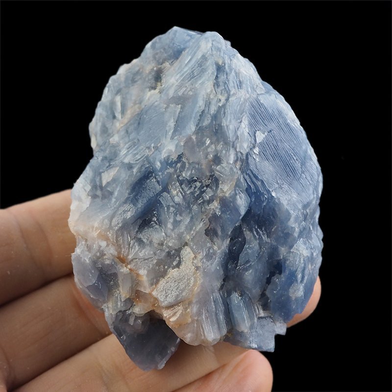 KALCYT SZAFIROWY (NIEBIESKI) - BRYŁKA - 69 mm - MEKSYK