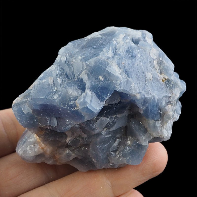 KALCYT SZAFIROWY (NIEBIESKI) - BRYŁKA - 69 mm - MEKSYK