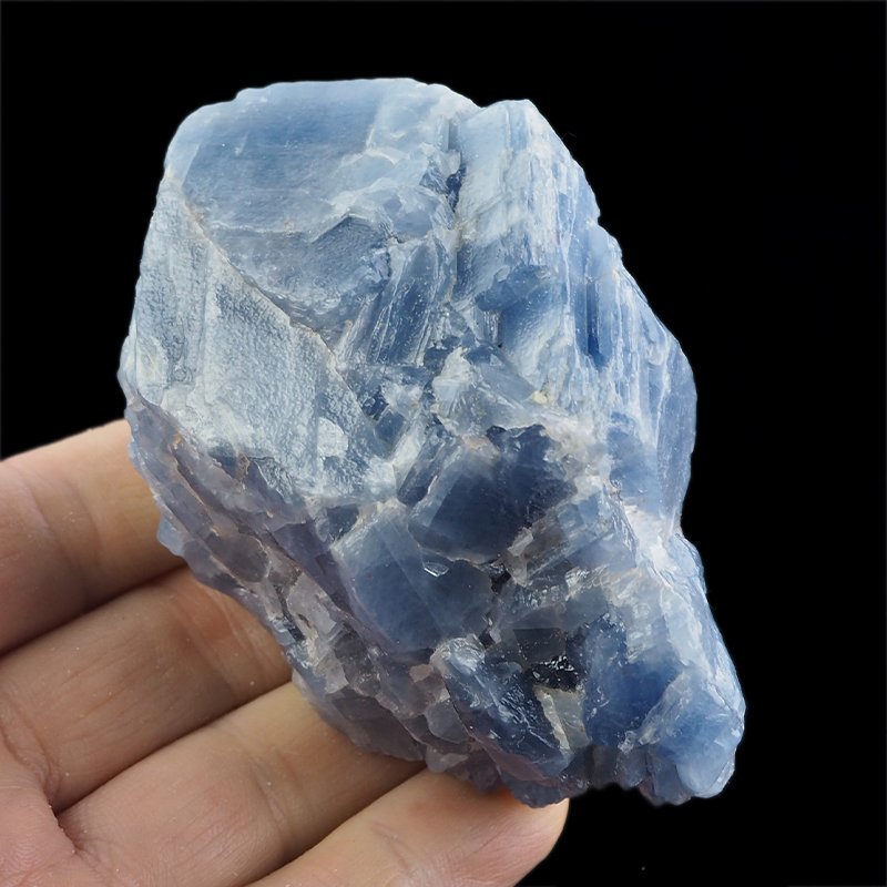 KALCYT SZAFIROWY (NIEBIESKI) - BRYŁKA - 84 mm - MEKSYK