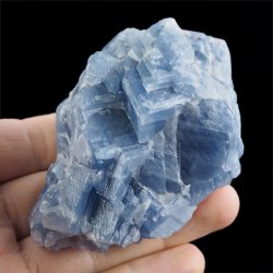 KALCYT SZAFIROWY (NIEBIESKI) - BRYŁKA - 84 mm - MEKSYK