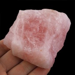 KWARC RÓŻOWY - BRYŁKA - 82 mm - NAMIBIA