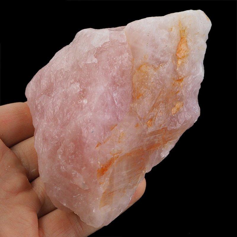 KWARC RÓŻOWY - BRYŁKA - 115 mm - NAMIBIA