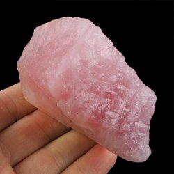 KWARC RÓŻOWY - BRYŁKA - 83 mm - NAMIBIA