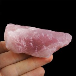 KWARC RÓŻOWY - BRYŁKA - 84 mm - NAMIBIA