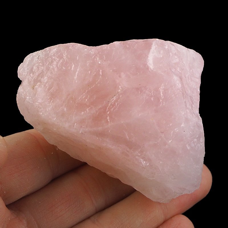 KWARC RÓŻOWY - BRYŁKA - 72 mm - NAMIBIA