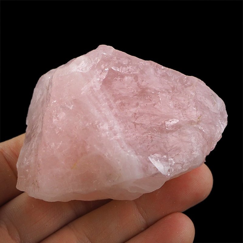 KWARC RÓŻOWY - BRYŁKA - 72 mm - NAMIBIA