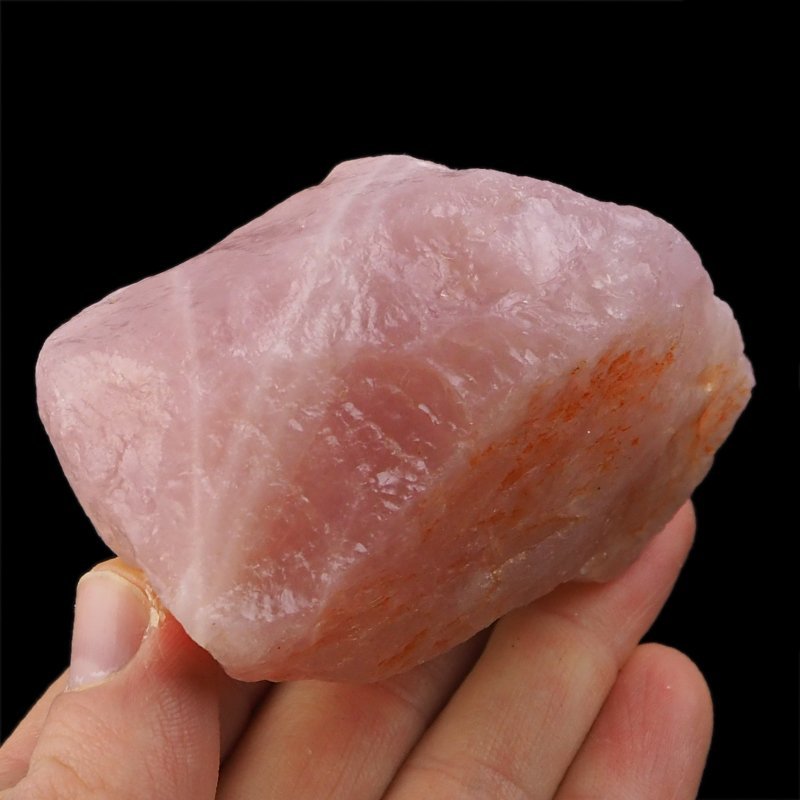 KWARC RÓŻOWY - BRYŁKA - 92 mm - NAMIBIA