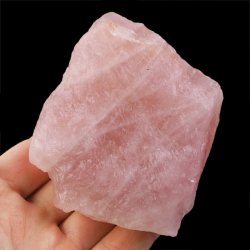 KWARC RÓŻOWY - BRYŁKA - 96 mm - NAMIBIA