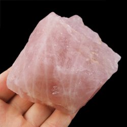 KWARC RÓŻOWY - BRYŁKA - 96 mm - NAMIBIA