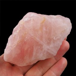 KWARC RÓŻOWY - BRYŁKA - 94 mm - NAMIBIA