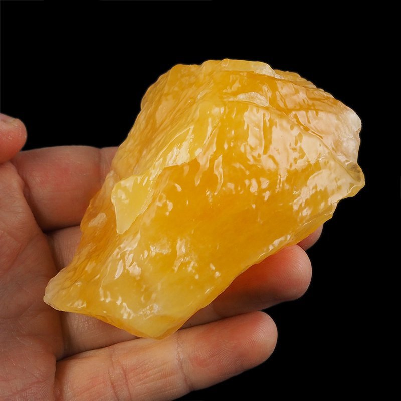 KALCYT POMARAŃCZOWY - BRYŁKA - 86 mm - MEKSYK