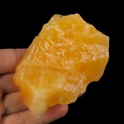 KALCYT POMARAŃCZOWY - BRYŁKA - 86 mm - MEKSYK