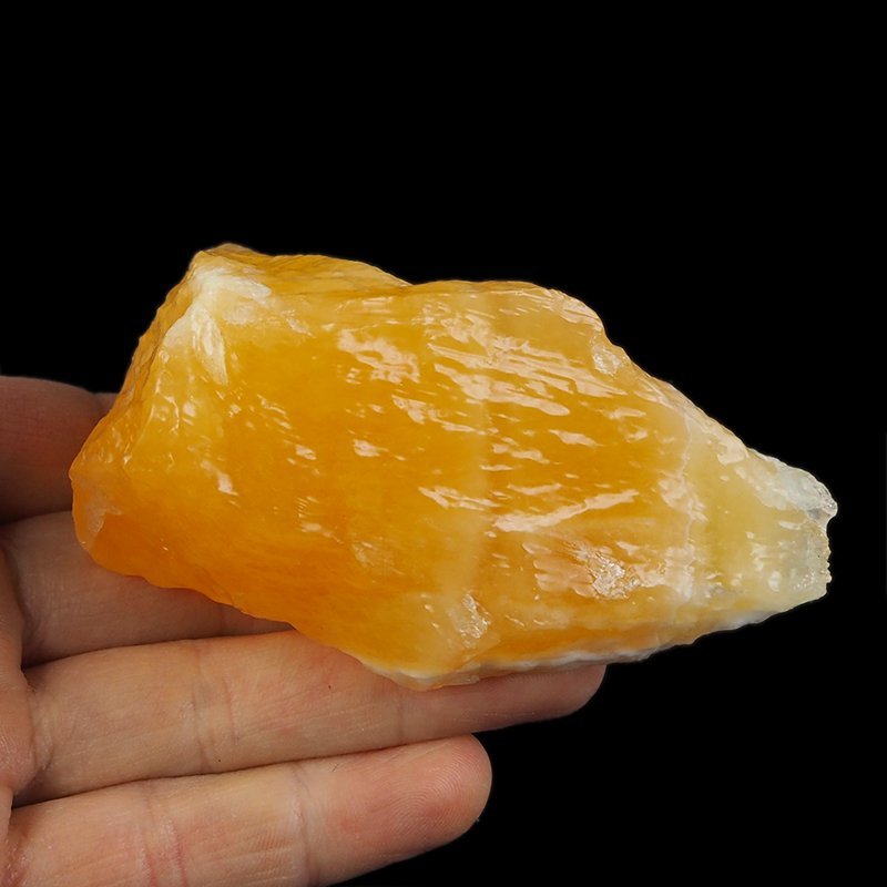 KALCYT POMARAŃCZOWY - BRYŁKA - 90 mm - MEKSYK