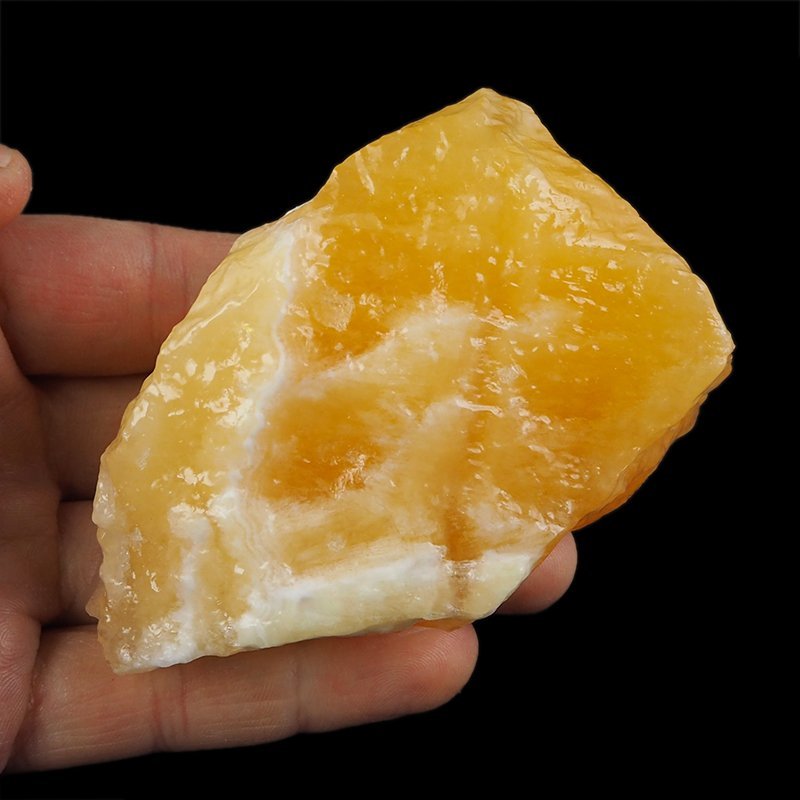 KALCYT POMARAŃCZOWY - BRYŁKA - 90 mm - MEKSYK