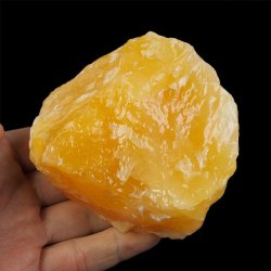 KALCYT POMARAŃCZOWY - BRYŁKA - 89 mm - MEKSYK