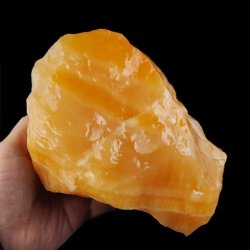 KALCYT POMARAŃCZOWY - DUŻA BRYŁKA - 178 mm - MEKSYK